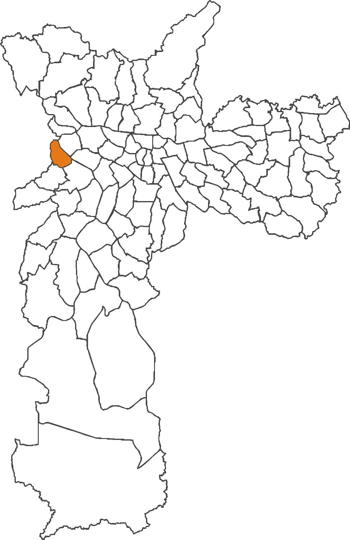 Mapa powiat Jaguaré