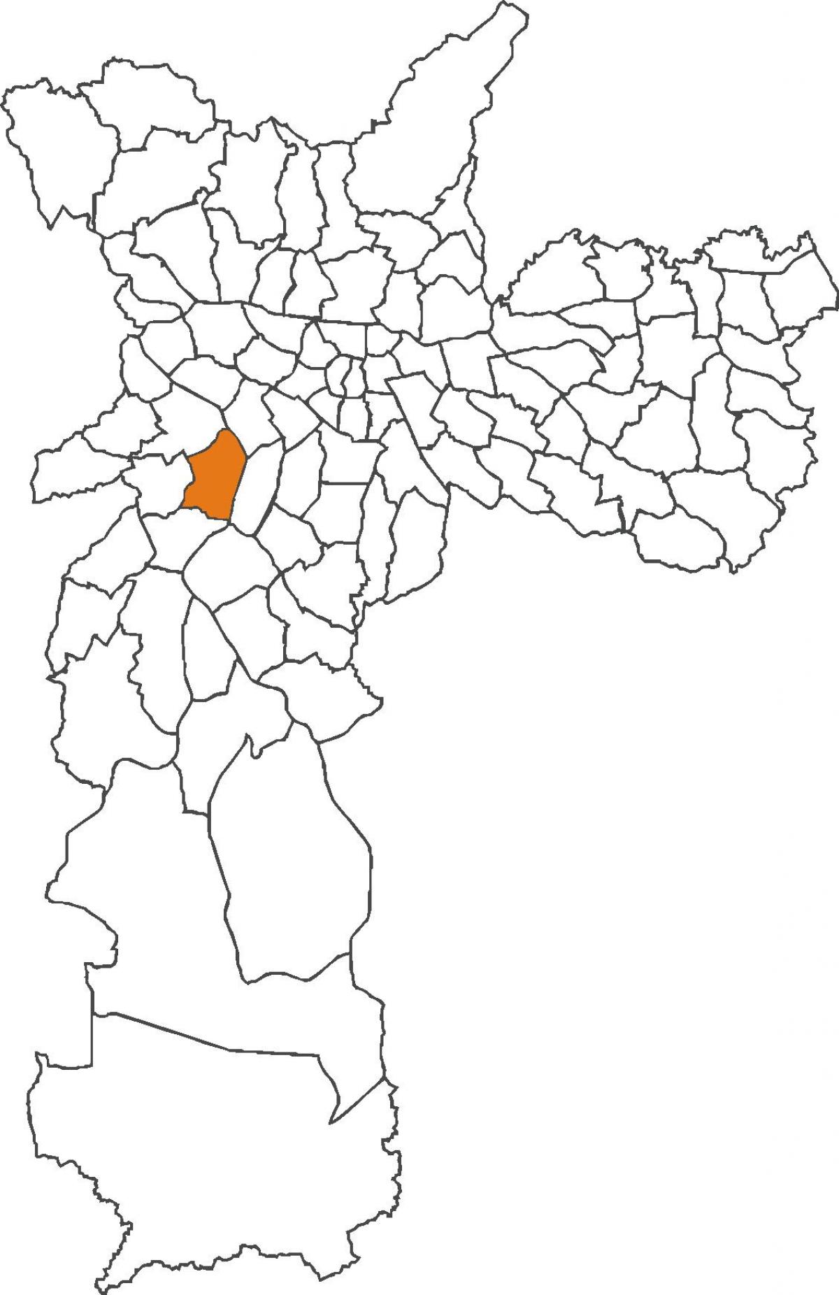 Mapa dzielnicy Morumbi