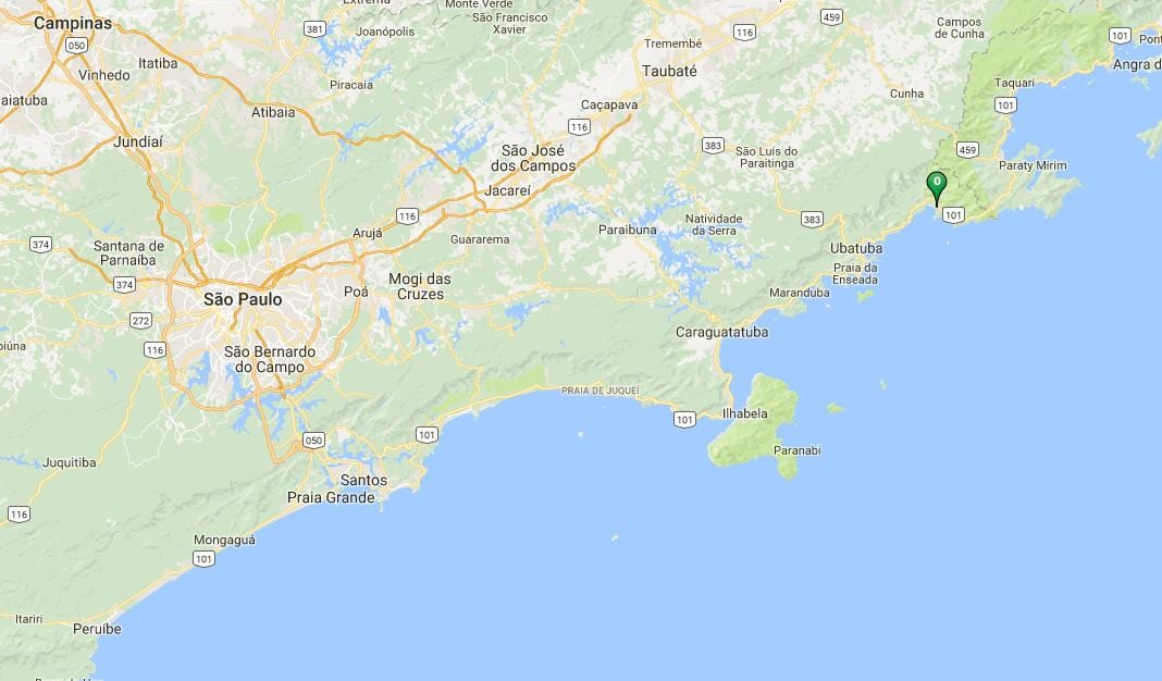 Mapa plaży Эсталейро