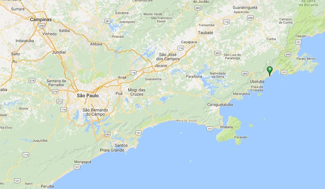 Mapa plaży Felix