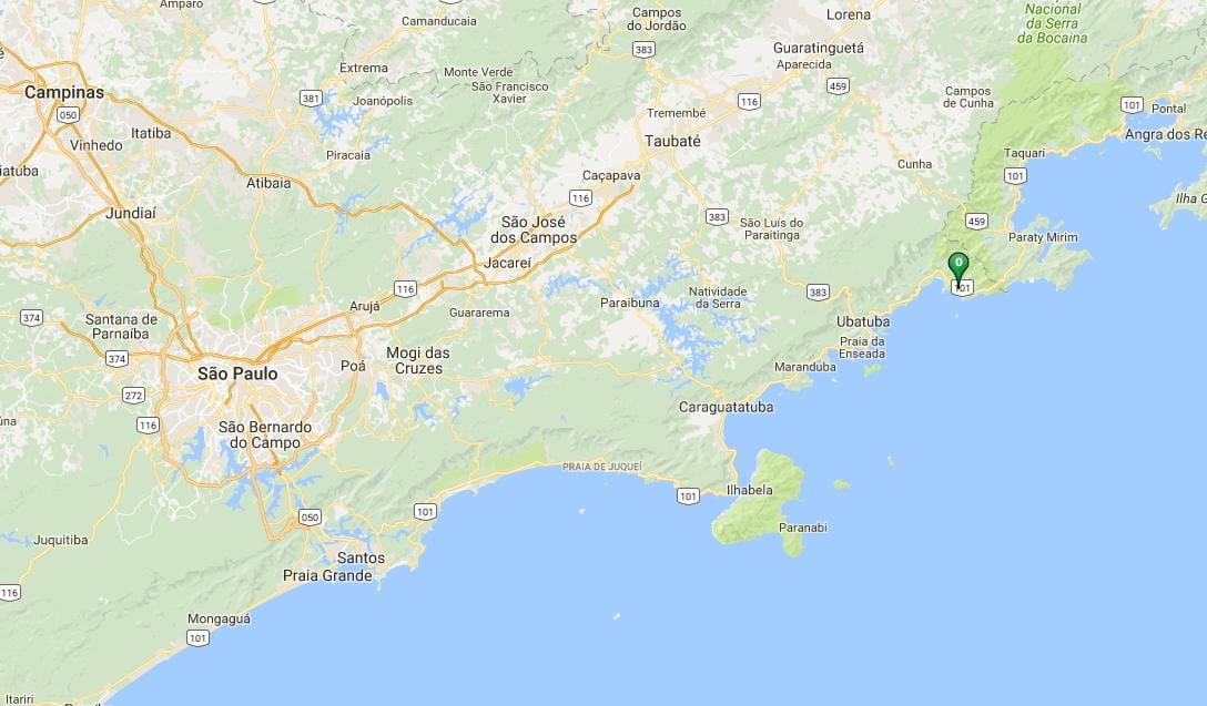 Mapa plaża Hacjenda
