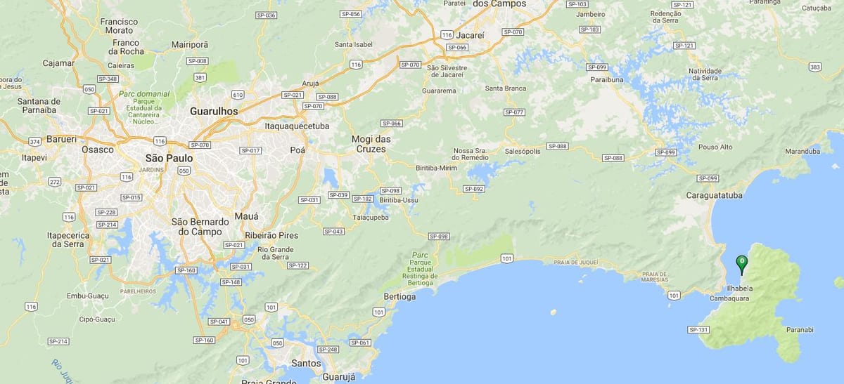 Mapa plaży Pequeá