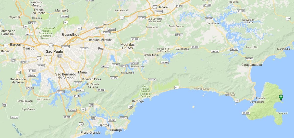 Mapa plaży Sako zrobić Eustáquio