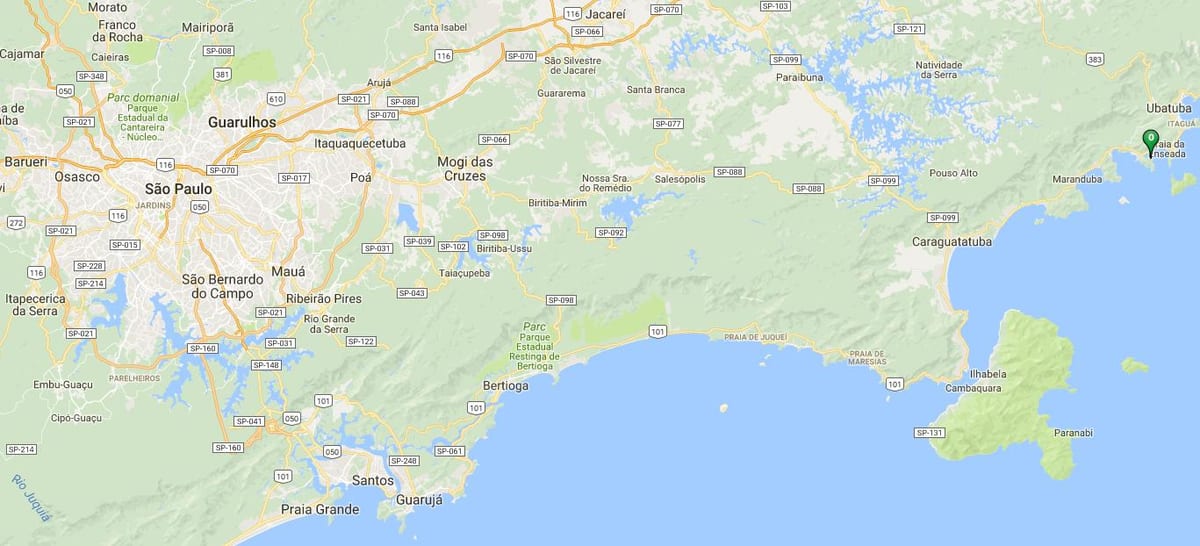 Mapa plaży Sako-tak-Ribeira