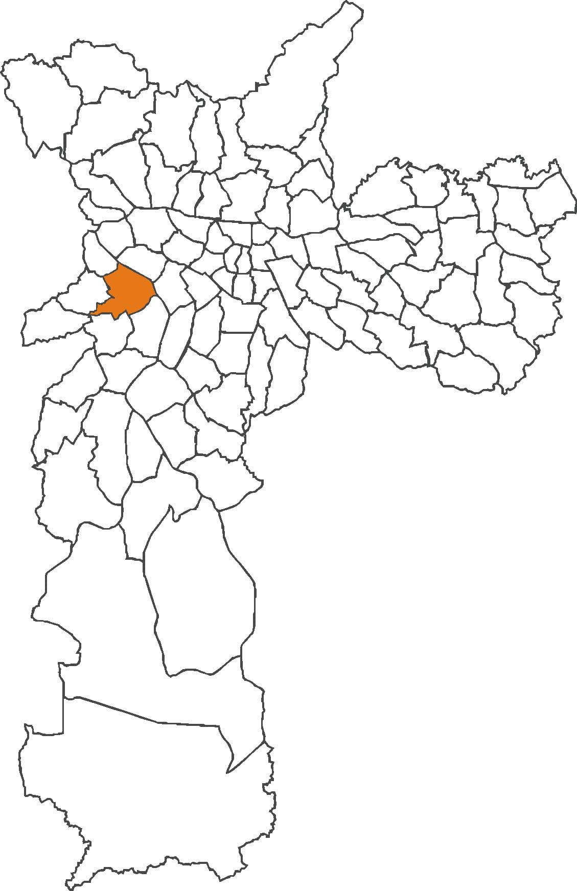Mapa powiat Butantã