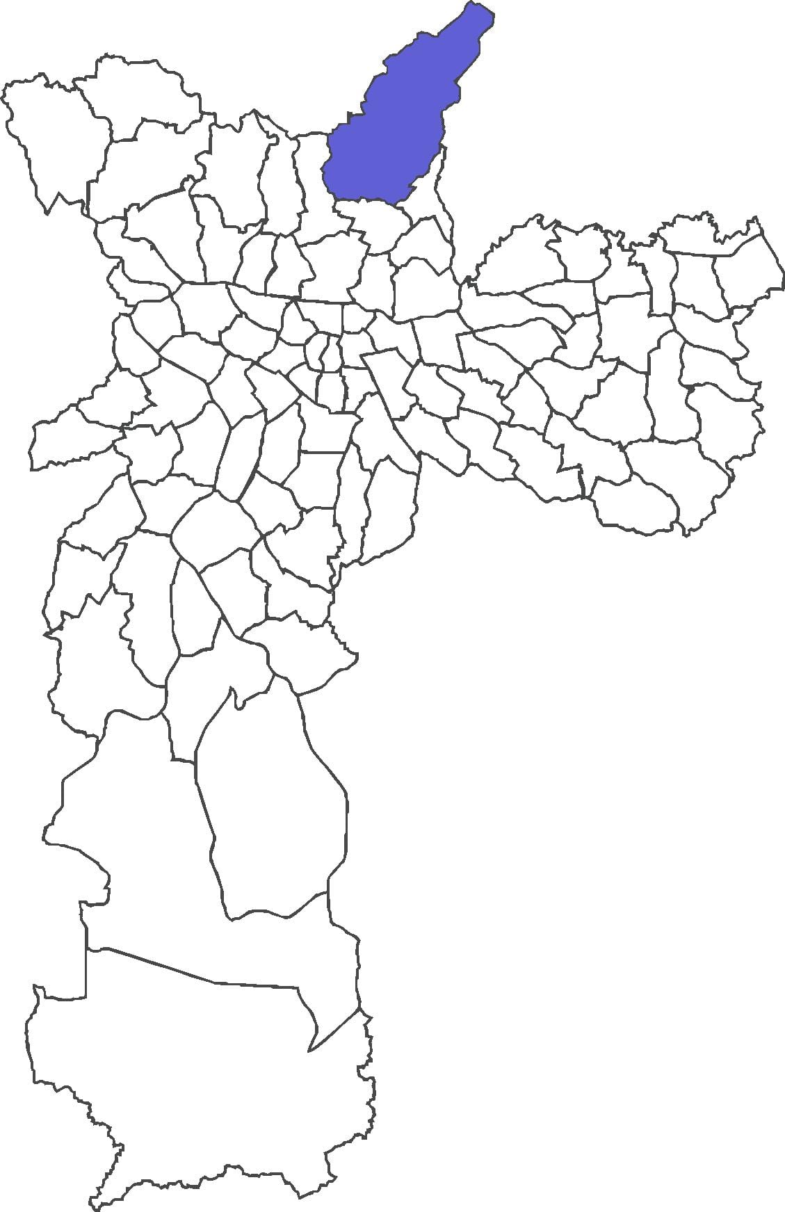 Mapa powiat Tremembé