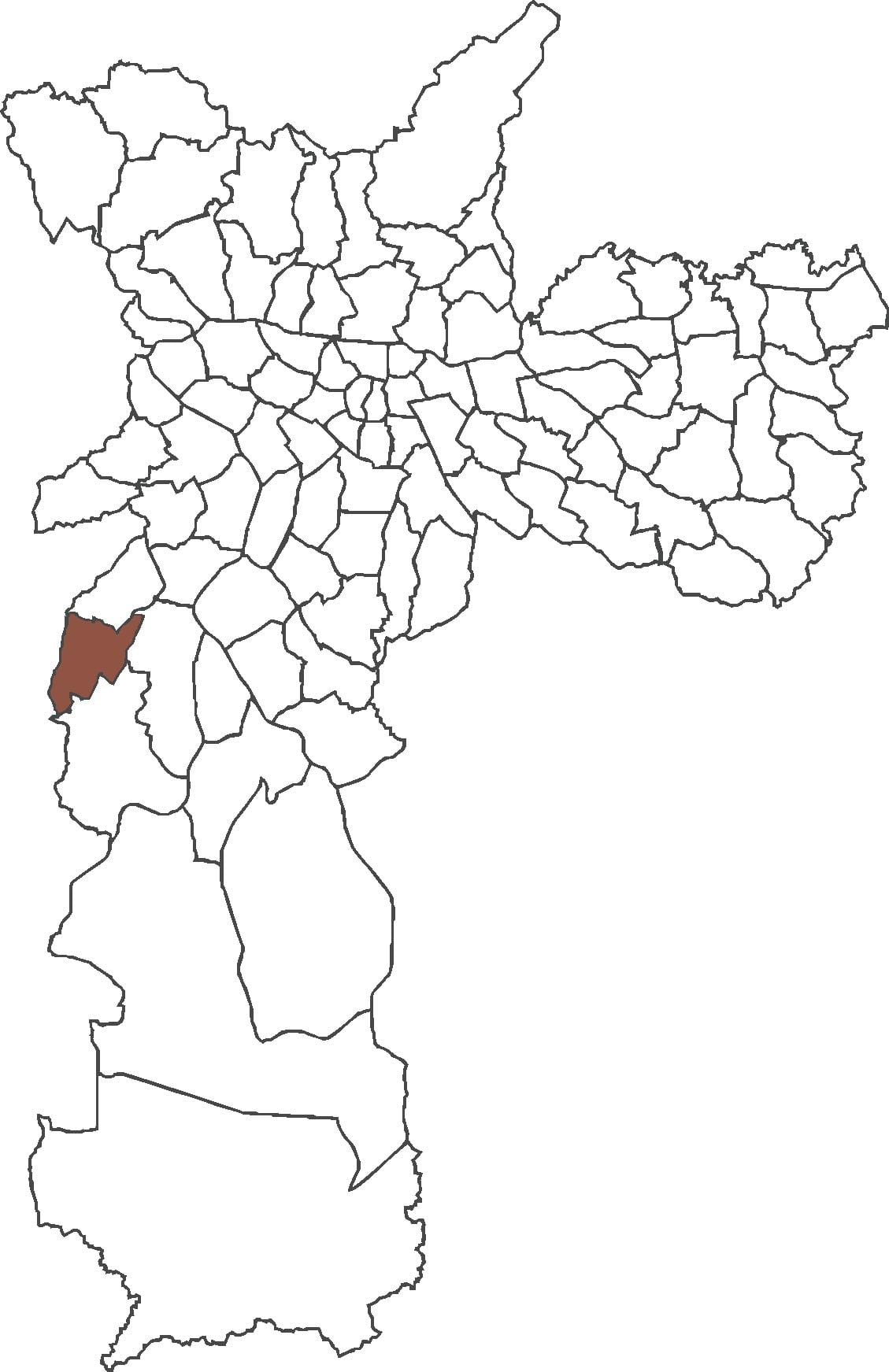 Mapa Pułapkę Redondo powiat