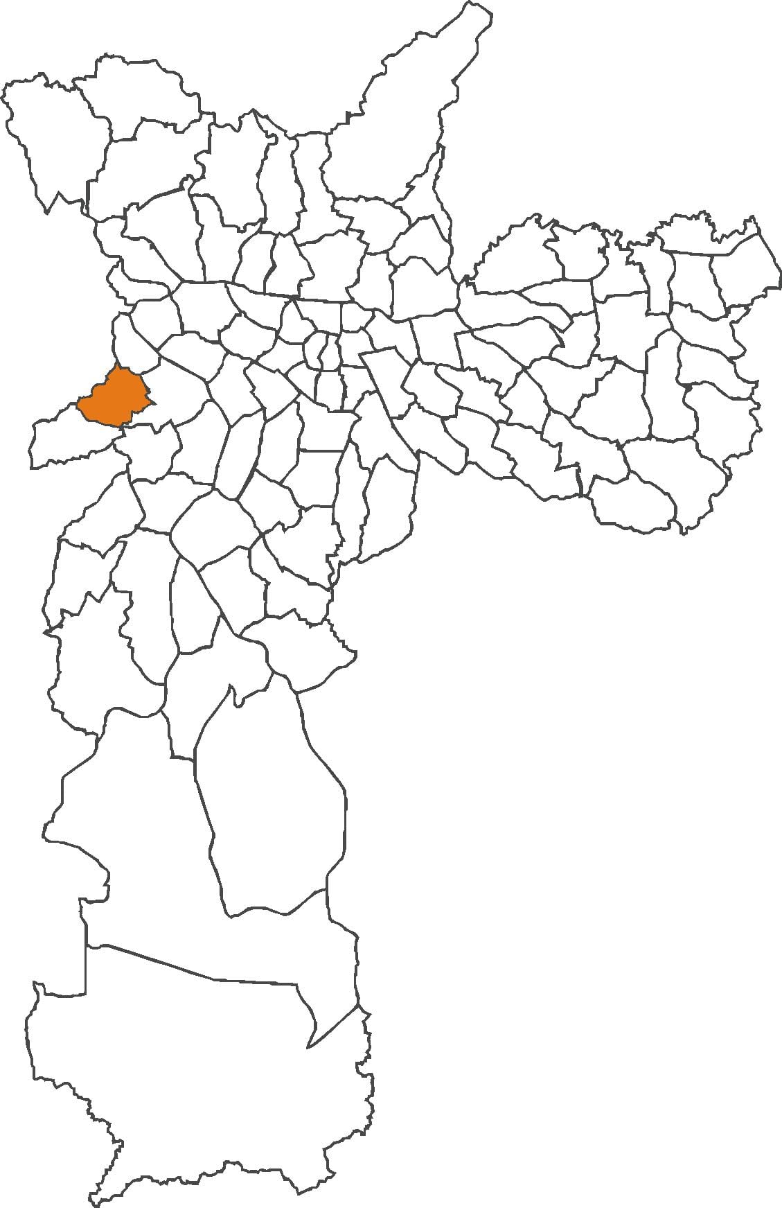 Mapa Rio Пекену powiat