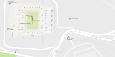 Mapa "Arena list do koryntian" - dostęp