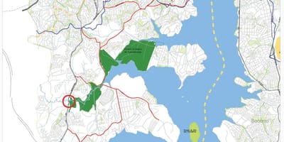 Mapa M ' walki Mirim Sao Paulo - dróg