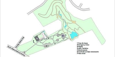 Mapa park Roberto Бурле-Marksa