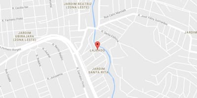 Mapa Sao Paulo Лажеаду