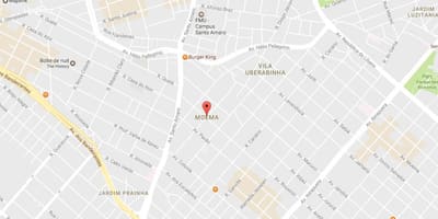 Mapa Sao Paulo Моема