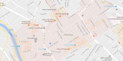 Mapa atrakcji, jak San Paulo