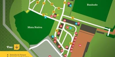 Mapa parku San Paulo Родейо