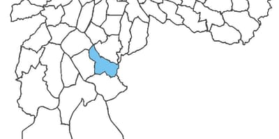 Mapa Сидаде Адемаре powiat