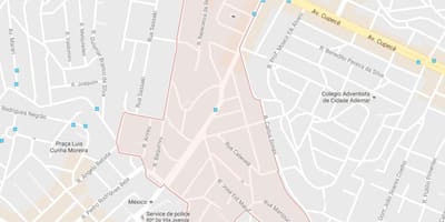 Mapa Сидаде Адемаре Sao Paulo