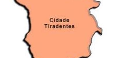 Mapa Сидаде Тирадентесе супрефектур