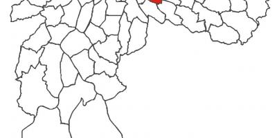 Mapa Agua Rasa powiat