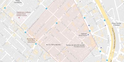 Mapa Agua Wyścig W Sao Paulo