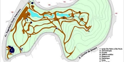 Mapa Вольпи park Alfredo