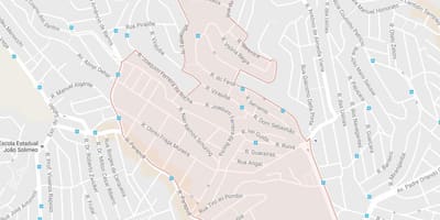 Mapa San Paulo-Brasilândia