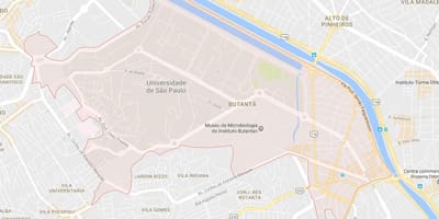 Mapa Sao Paulo Butantã