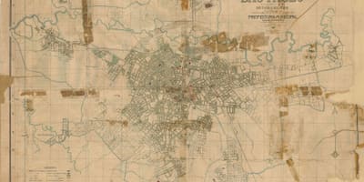Mapa były Sao Paulo - 1916