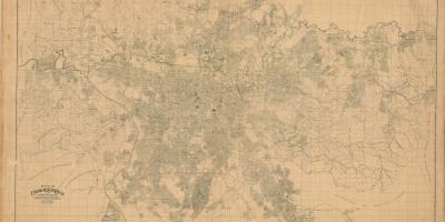 Mapa były Sao Paulo - 1943