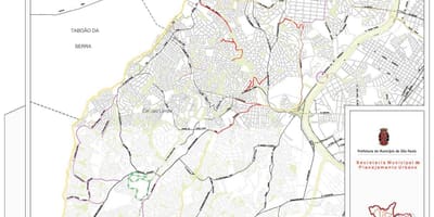Mapa Campo Лимпу-Sao Paulo - dróg