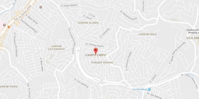 Mapa Campo Лимпу-Sao Paulo