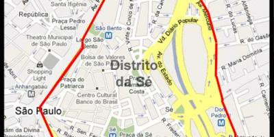 Mapa ce-Sao Paulo