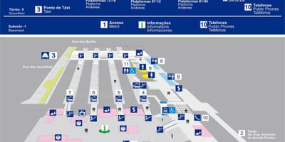 Mapa dworzec autobusowy Жабакара