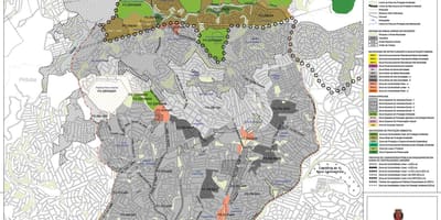 Mapa Freguesia robić Sao Paulo - przechwytywanie ziemi