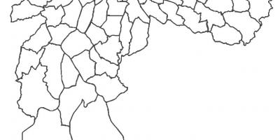 Mapa Freguesia robić Ó powiat