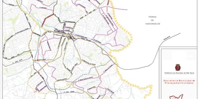 Mapa Guaianases Sao Paulo - dróg
