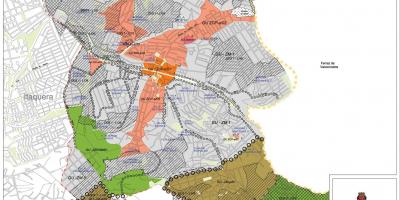 Mapa Guaianases Sao Paulo - przechwytywanie ziemi