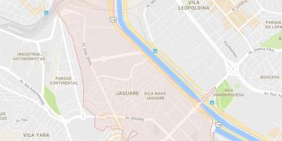 Mapa Sao Paulo Jaguaré