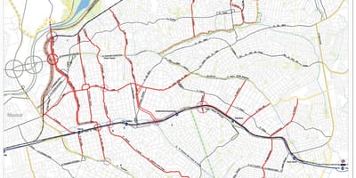 Mapa Peña, Sao Paulo - dróg