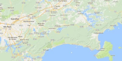 Mapa plaży Вермелья