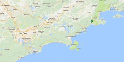 Mapa plaży Убатумирим
