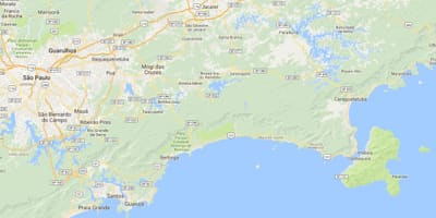 Mapa plaży Barra-Seca
