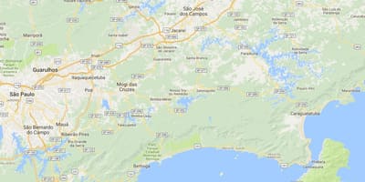 Mapa plaży Botafogo