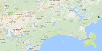 Mapa plaży Lagoinha