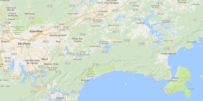 Mapa plaży Santa Rita