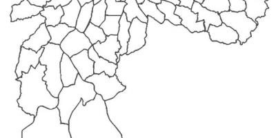 Mapa powiat Guaianases