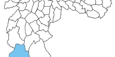 Mapa powiat Parelheiros
