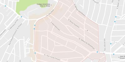 Mapa Pułapkę Redondo-Sao Paulo