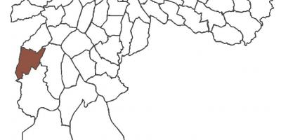 Mapa Pułapkę Redondo powiat
