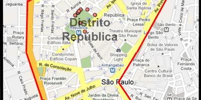 Mapa Limy Sao Paulo